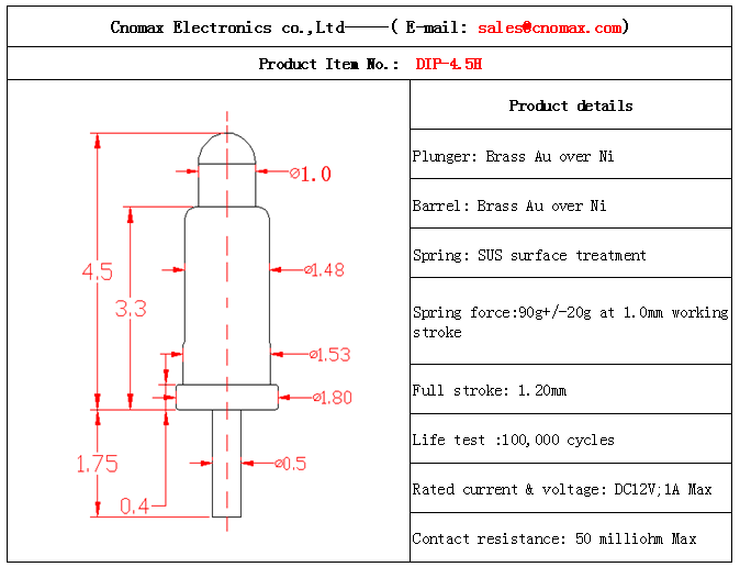 Pogo pin connector