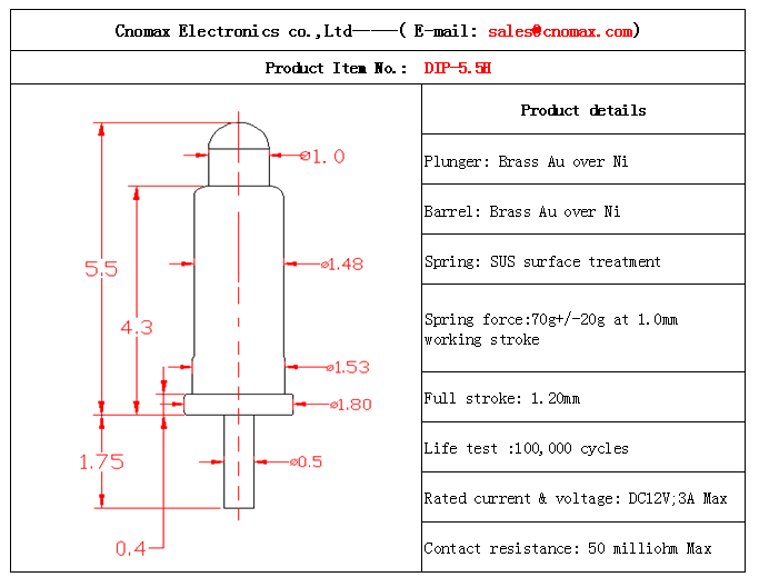 Pogo pin connector