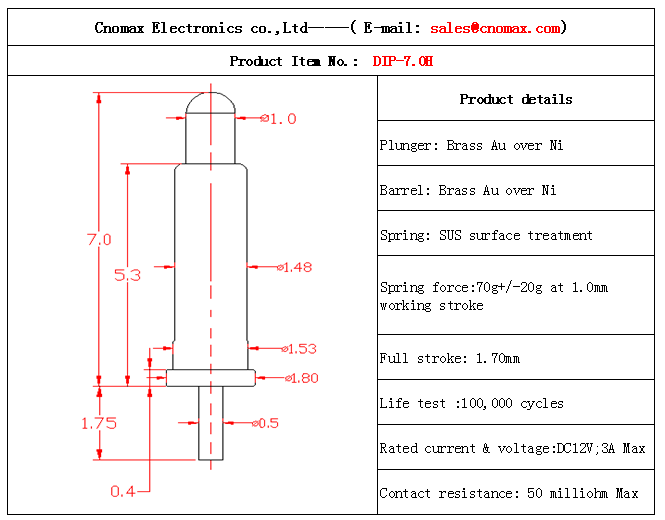 Pogo pin connector