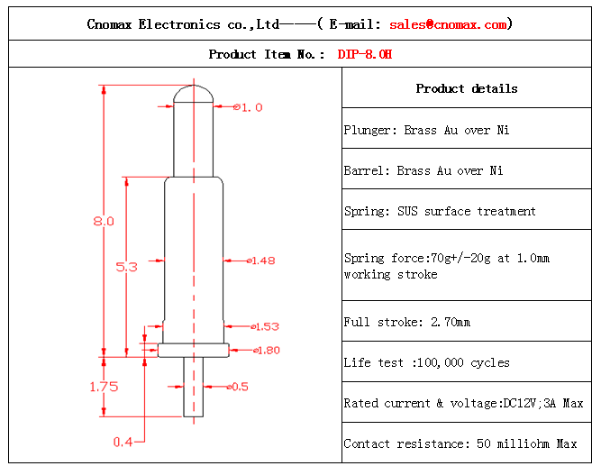 Pogo pin connector