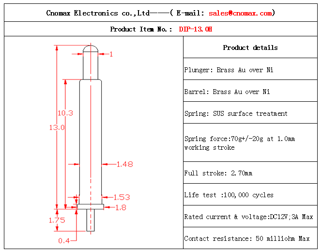 Pogo pin connector