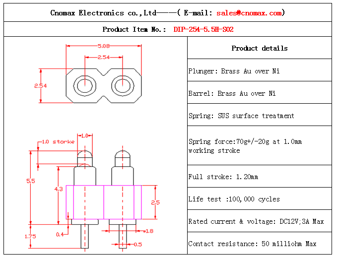 Pogo pin connector