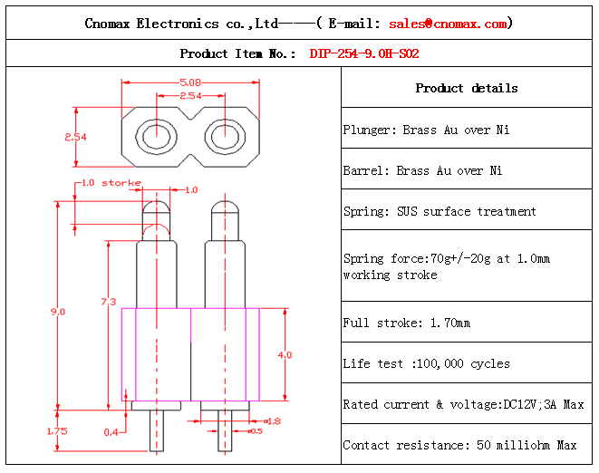 Pogo pin connector