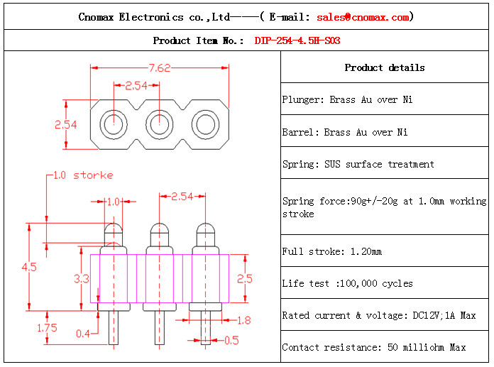 Pogo pin connector