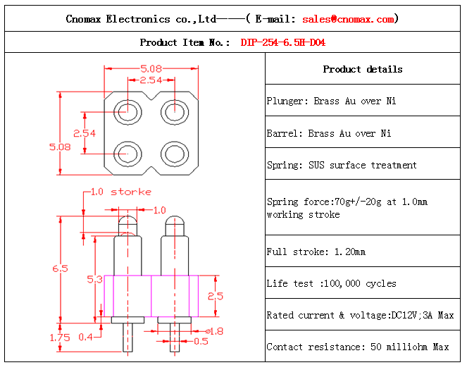 Pogo pin connector