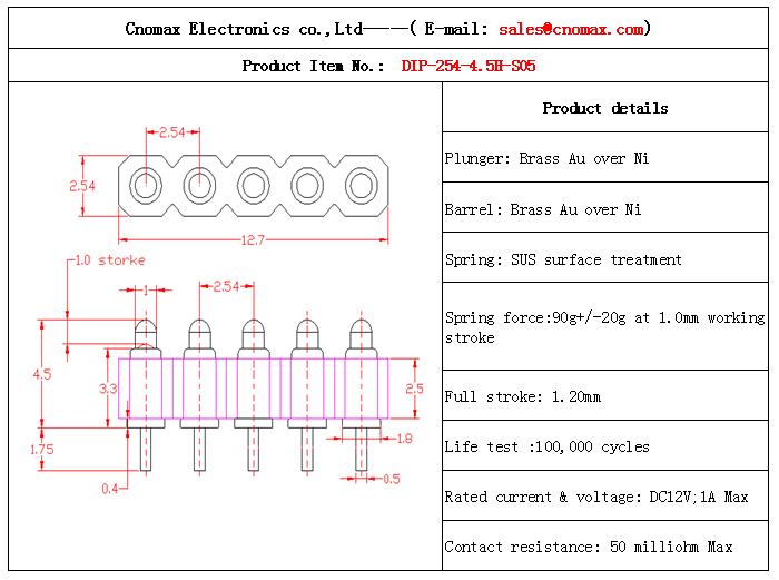 Pogo pin connector