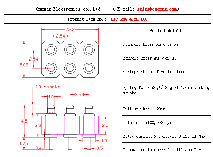 Pogo pin connector