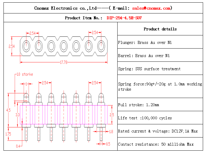 Pogo pin connector