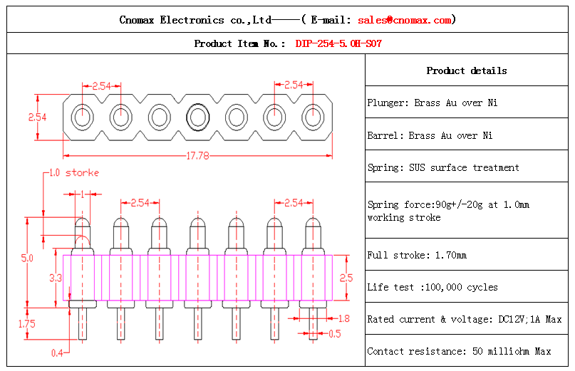 Pogo pin connector