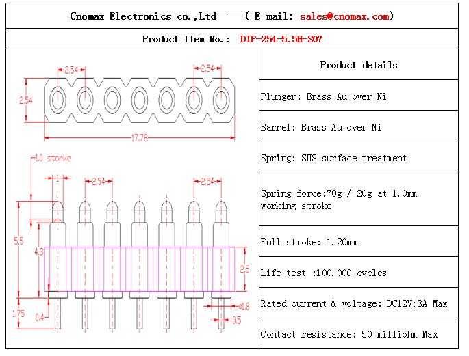 Pogo pin connector