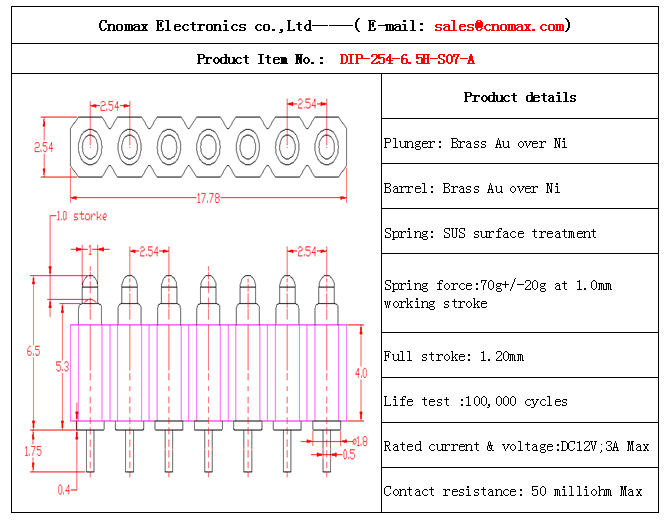 Pogo pin connector