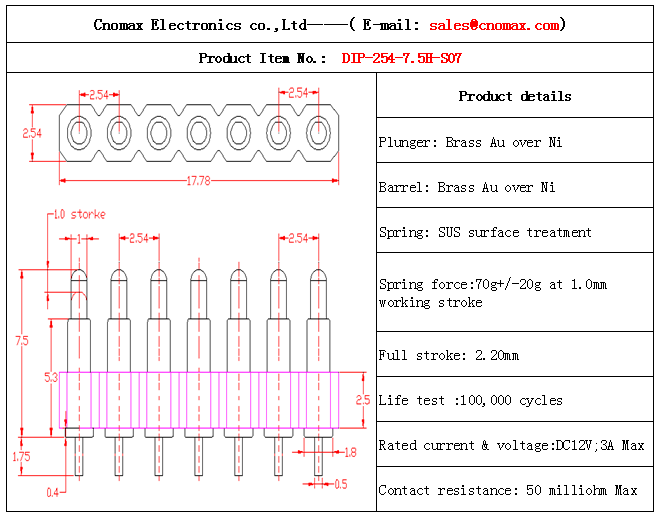 Pogo pin connector