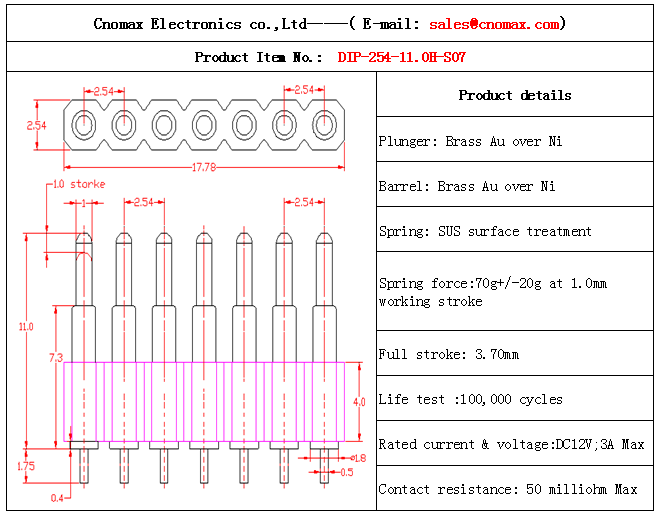 Pogo pin connector