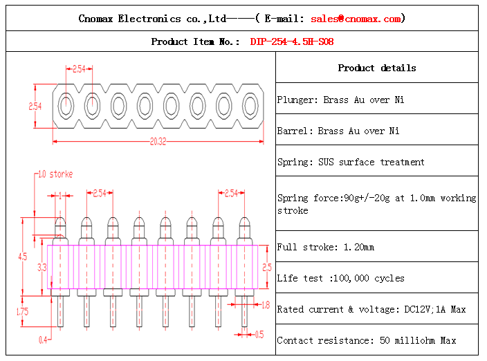 Pogo pin connector