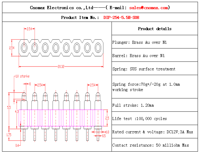 Pogo pin connector