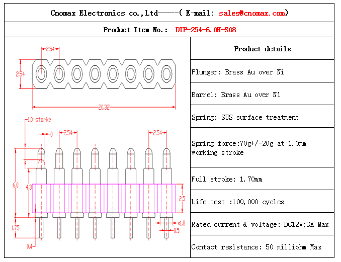 Pogo pin connector