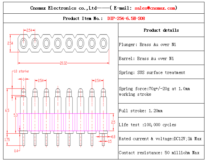 Pogo pin connector