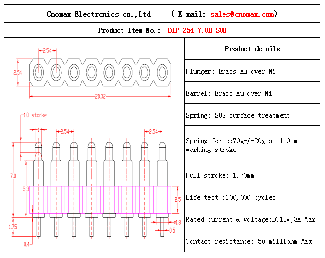 Pogo pin connector