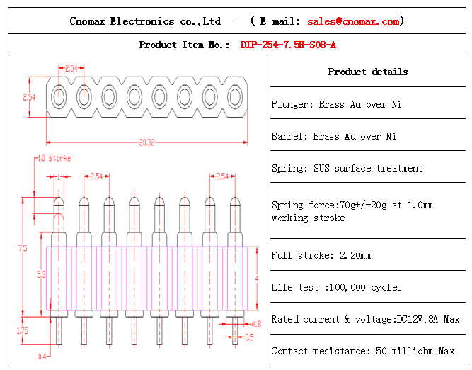 Pogo pin connector