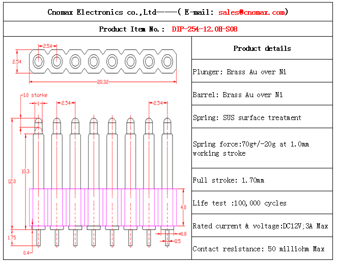 Pogo pin connector