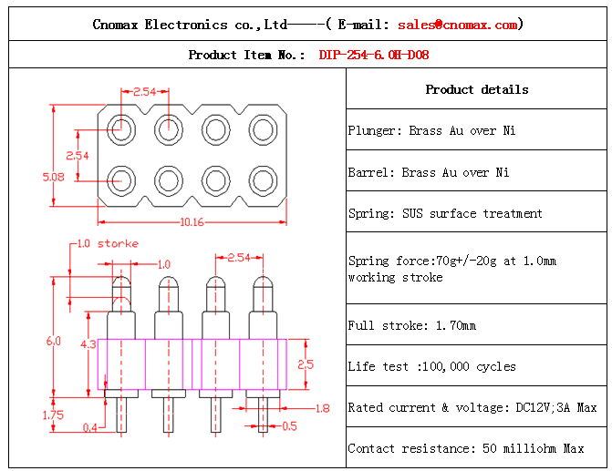 Pogo pin connector