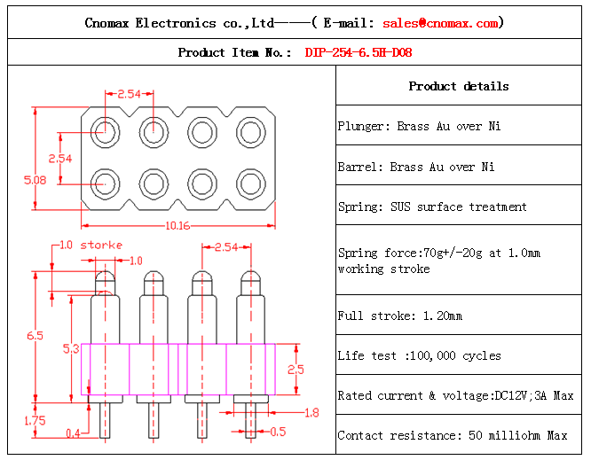 Pogo pin connector