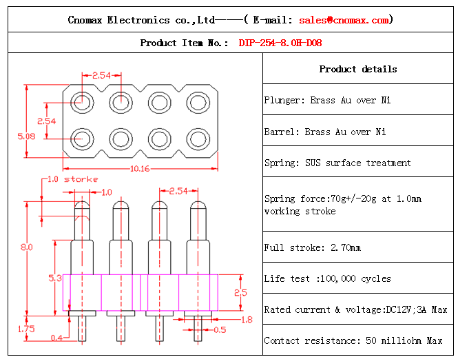 Pogo pin connector