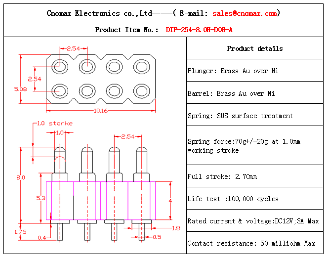 Pogo pin connector