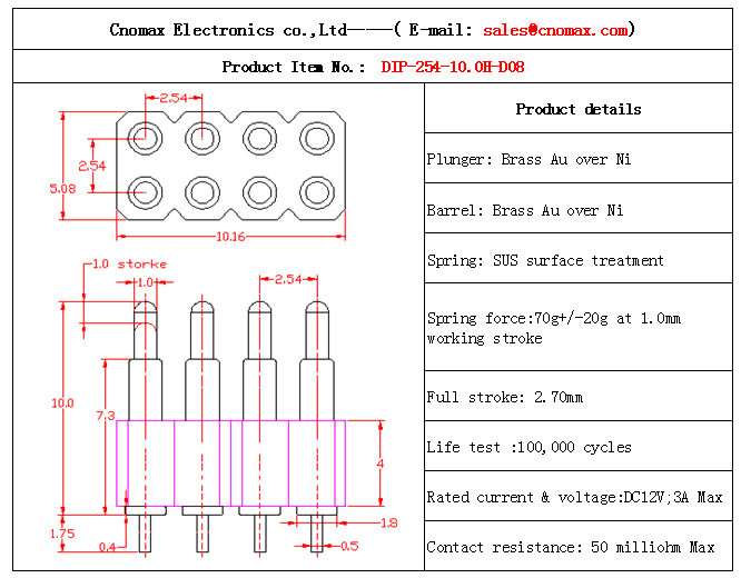 Pogo pin connector