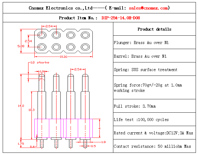 Pogo pin connector