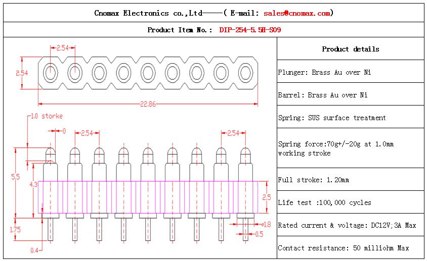 Pogo pin connector