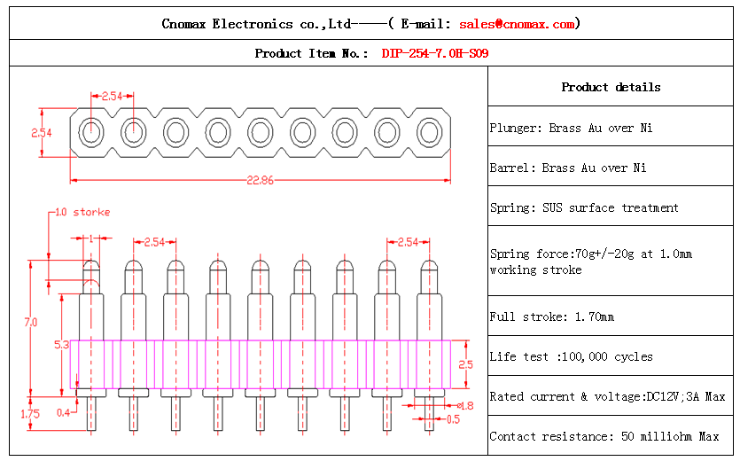 Pogo pin connector