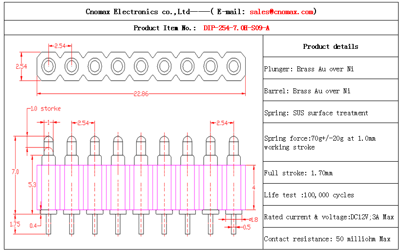 Pogo pin connector