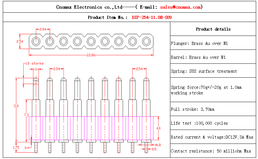 Pogo pin connector