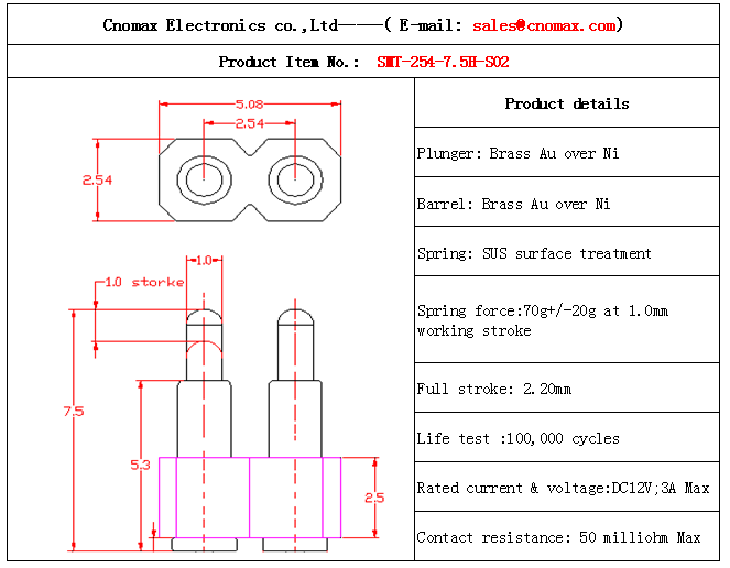 2pin connector