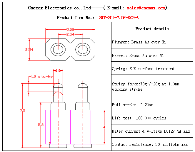 2pin connector