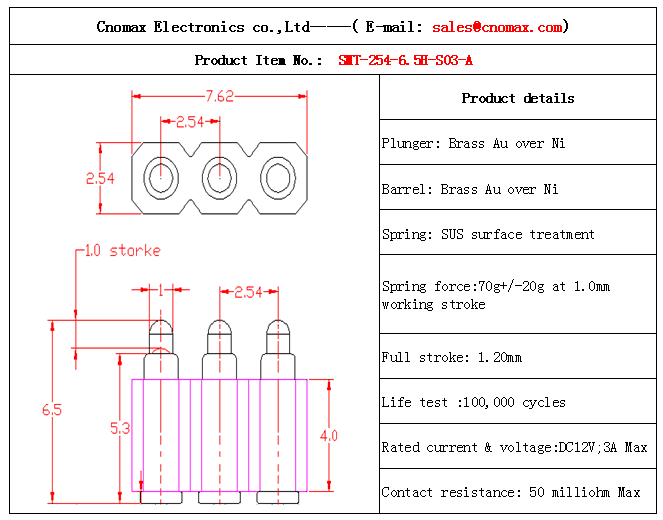 3pin connector