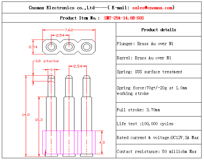 Pogo pin connector