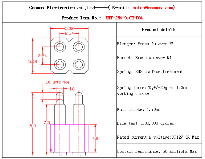 Pogo pin connector