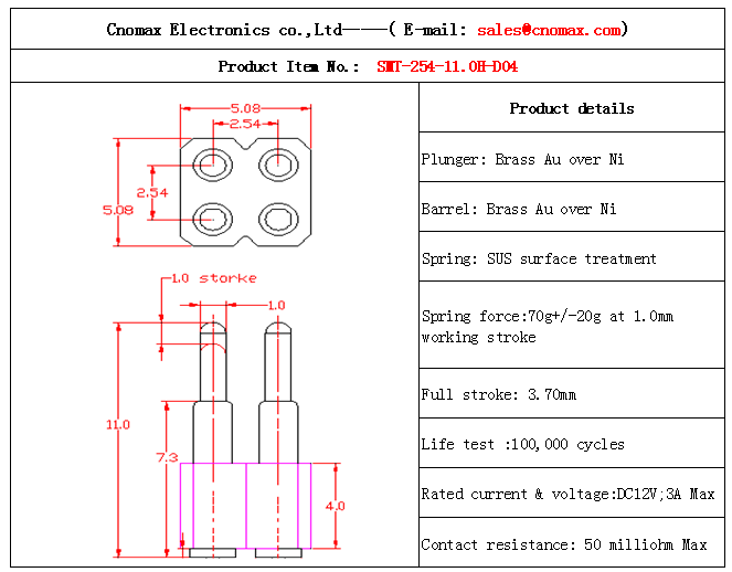 Pogo pin connector