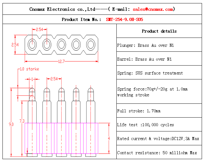 Pogo pin connector