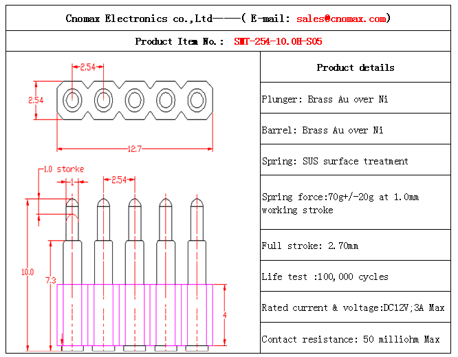 Pogo pin connector