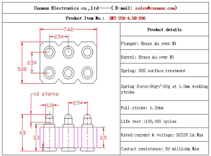 Pogo pin connector