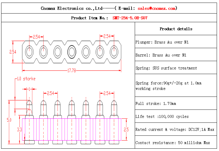 Pogo pin connector