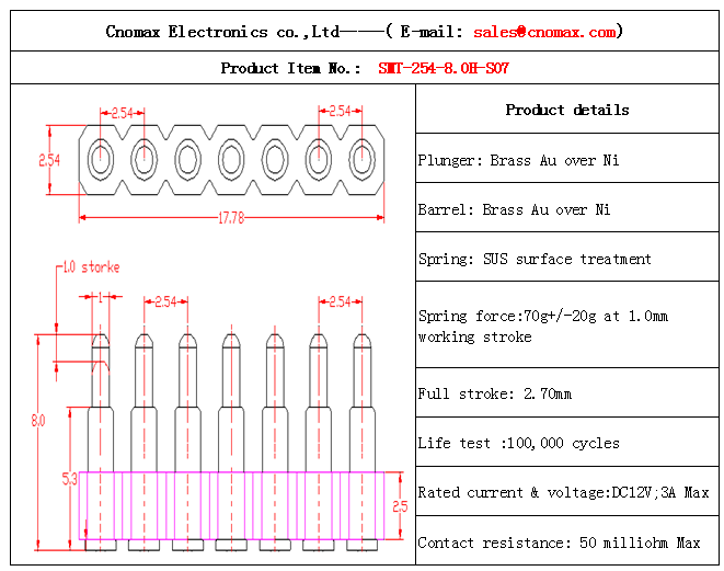 Pogo pin connector