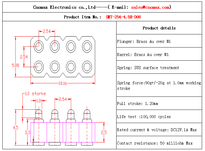 Pogo pin connector