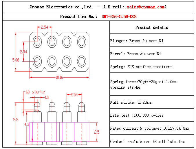 Pogo pin connector