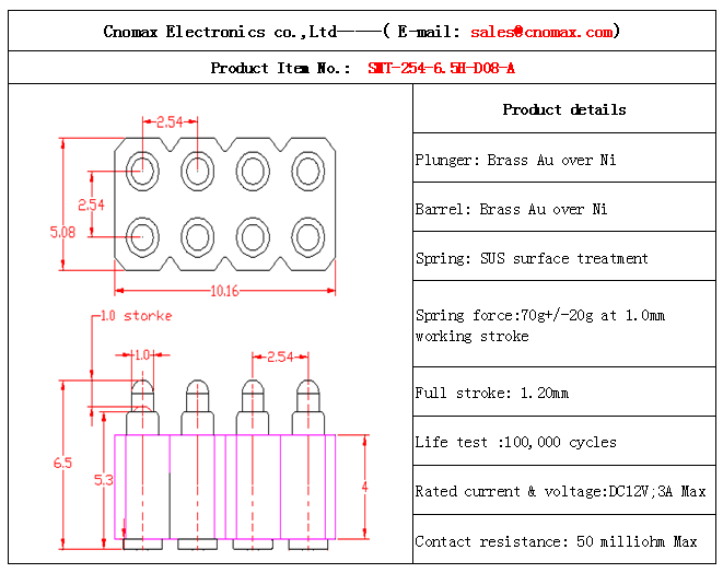 Pogo pin connector