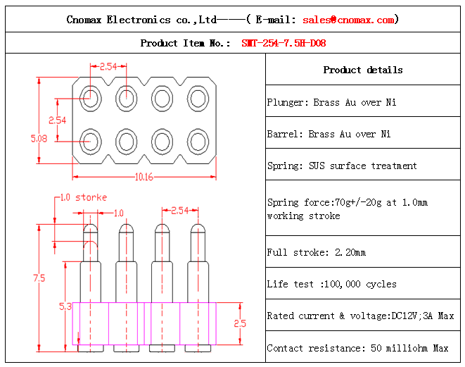 Pogo pin connector