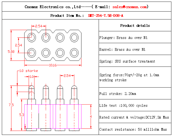 Pogo pin connector